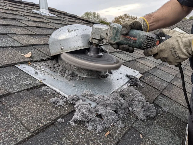 Expert roof dryer vent cleaning by Bell Dryer Vent Cleaning in Bell