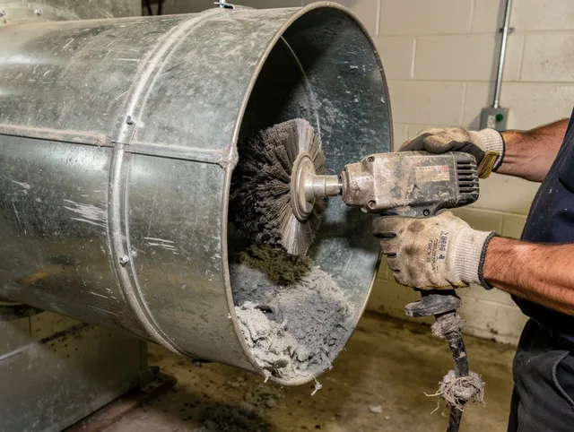 Industrial-grade dryer vent cleaning by Bell Dryer Vent Cleaning in Bell