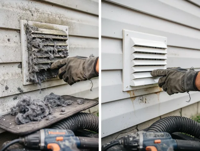 Residential dryer vent cleaning by Bell Dryer Vent Cleaning in Bell